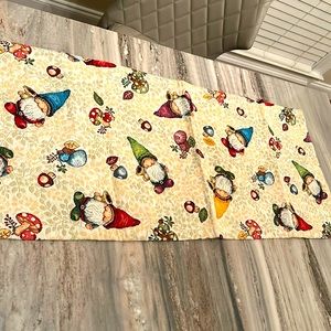 Brand new Elf table cloth runner Gnome so cute!